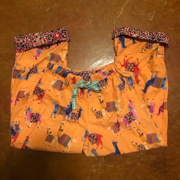 SOLD Anthropologie Eloise Pajama Pants - Picture 2 of 4